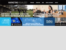 Tablet Screenshot of marketingvisualized.com
